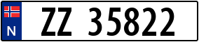 Truck License Plate